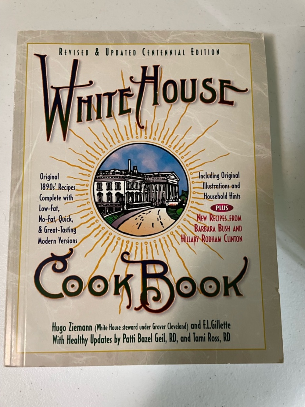 White House Cookbook - Classic Cream Cover
